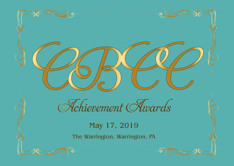 Central Bucks Chamber of Commerce Achievement Awards, Friday, May 17, 2019 at 12:00 noon, at The Warrington